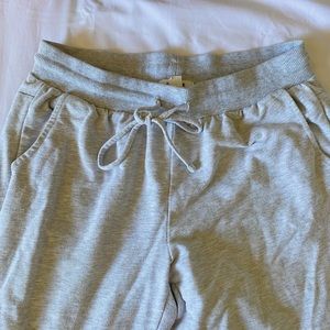 Light gray sweat pants